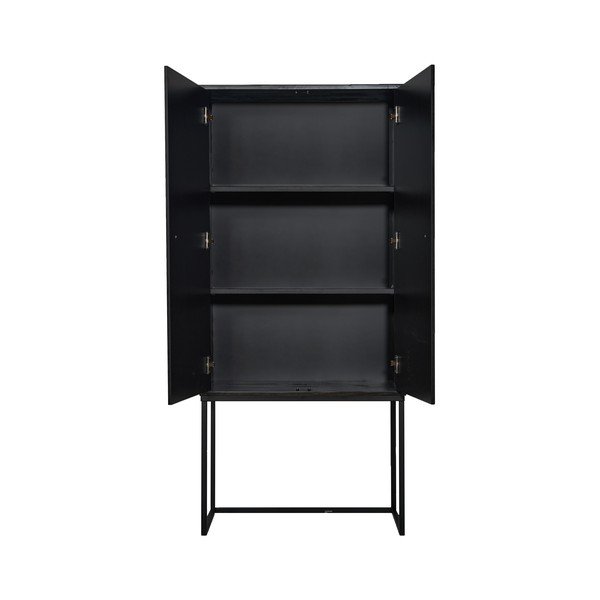 Spintelė juodos spalvos/smėlio spalvos 75x164,5 cm Alva – Really Nice Things-image-3