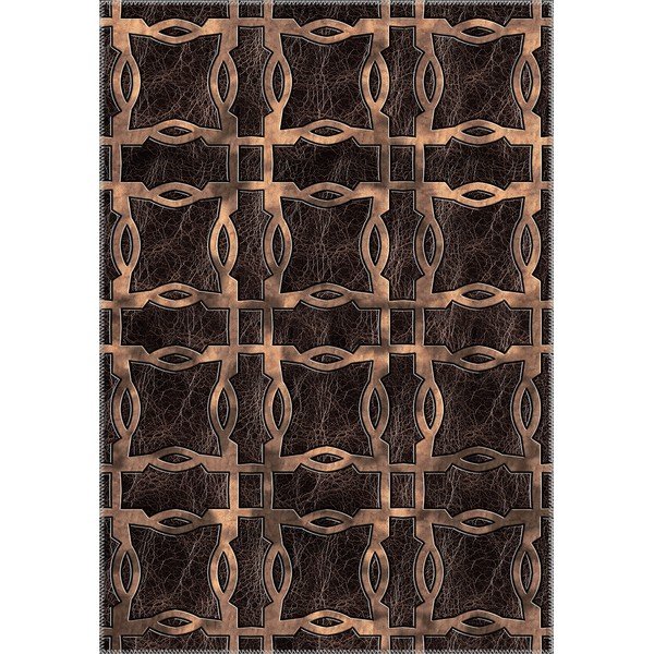 Rudai pilkas kilimas Vitaus Tommy, 80 x 150 cm