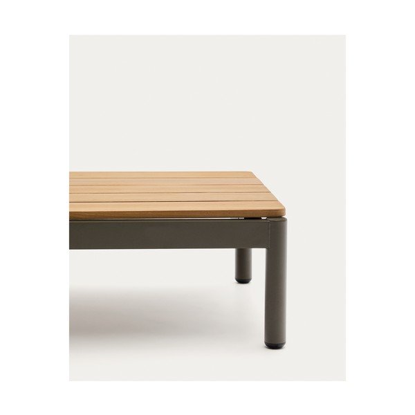 Iš tikmedžio masyvo sodo kavos staliukas 57x91 cm Sorells – Kave Home-image-4