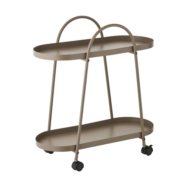 Iš metalo vežimėlis ant ratukų 27,5x60 cm Empoli – House Nordic