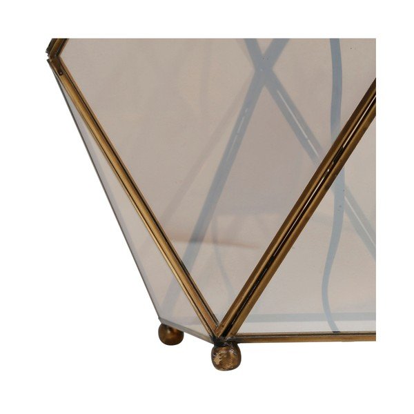 Rudai auksinės lempos kojelė 43 cm Eluminea - Côté Table-image-2
