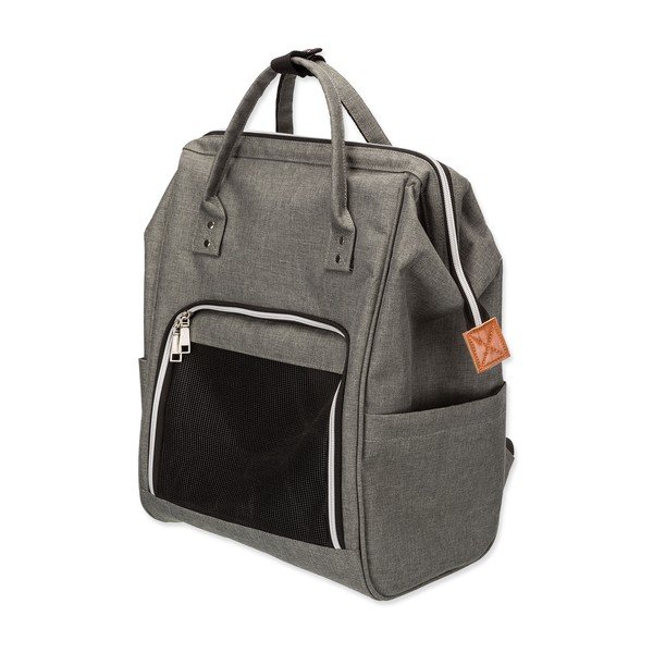 Pilkos spalvos kuprinė visi augintiniai 22x32 cm Trixie Ava – Plaček Pet Products