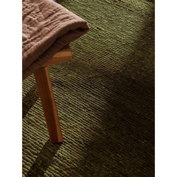 Rankų darbo tamsiai žalios spalvos iš vilnos kilimas 200x290 cm Bexley Woolwich – Ted Baker-image-3