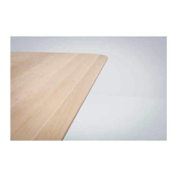 Valgomojo stalas iš ąžuolo masyvo Gazzda Stafa, 220 x 90 cm-image-4