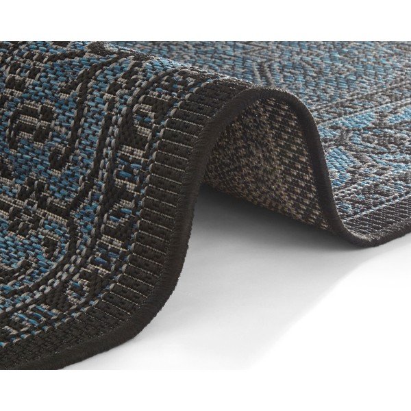 Juodai mėlynas lauko kilimas NORTHRUGS Anjara, 160 x 230 cm-image-3
