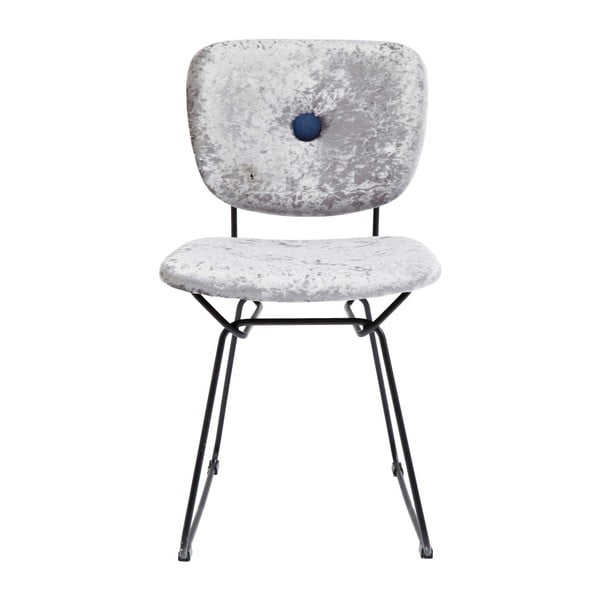 Pilka valgomojo kėdė su plieno konstrukcija Kare Design Malmö