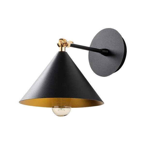 Sieninė lempa juodos spalvos Berceste – Opviq lights