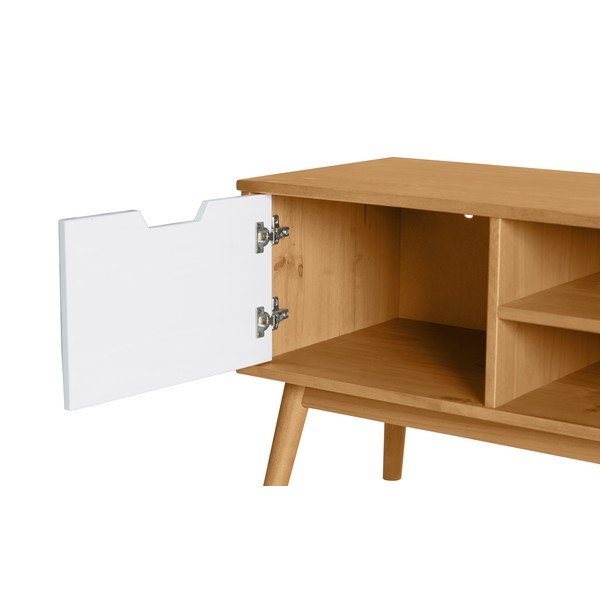 Televizoriaus komoda iš pušies masyvo Marckeric Cusco-image-4