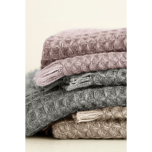 Rausvas pledas su raštu Blomus, 130 x 180 cm-image-1