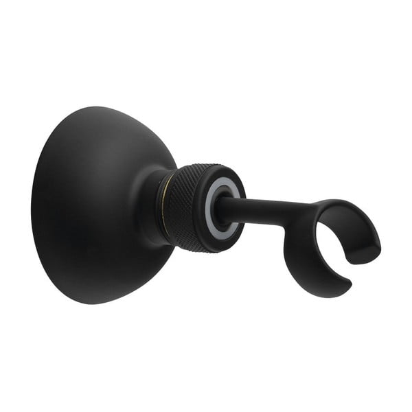 Iš žalvario dušo galvutės laikiklis matinės juodos spalvos ø 6,5 cm – Sapho