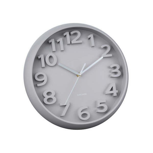 Sieninis laikrodis ø 33,5 cm Elevated Classic Numbers – Karlsson-image-2