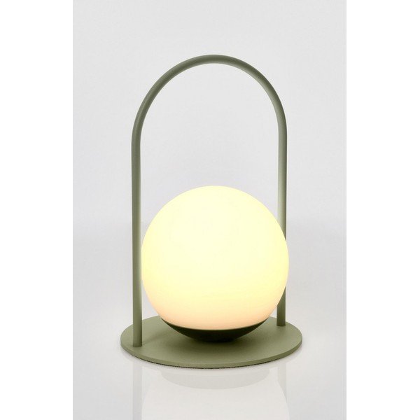 Žalios spalvos stalinis šviestuvas LED su pritemdymo funkcija (aukštis 21 cm) su plastikiniu gaubtu Pansy – Bizzotto-image-4