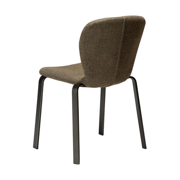Khaki spalvos iš audinio valgomojo kėdė Heap – DAN-FORM Denmark-image-4