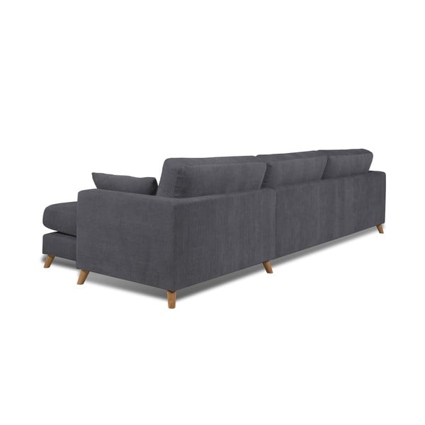 Tamsiai pilka kampinė sofa (dešinysis kampas) Faria - Scandic-image-2
