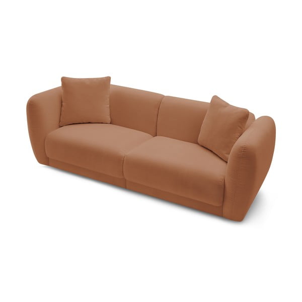 Oranžinė sofa 230 cm Bourbon - Bobochic Paris-image-4