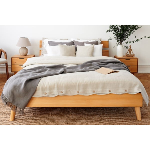 Dvigulė lova iš bukmedžio medienos 180x200 cm Greg 2 - The Beds-image-3