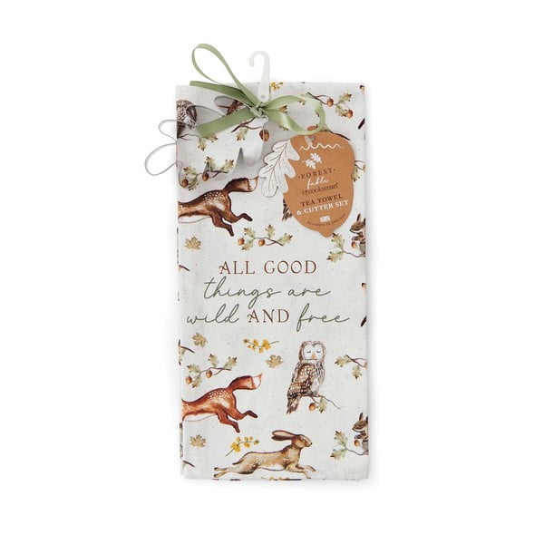 Iš medvilnės virtuvės rankšluosčiai 2 vnt. 45x65 cm Forest Fable – Cooksmart ®