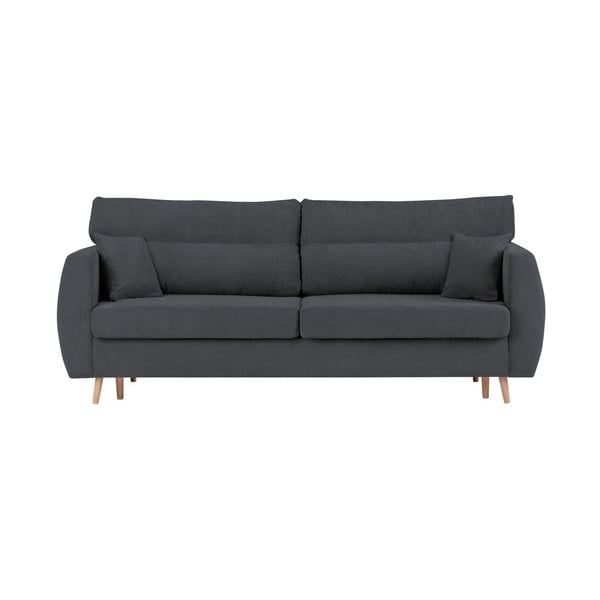 Tamsiai pilka trijų vietų sofa-lova su saugykla Cosmopolitan Design Sydney