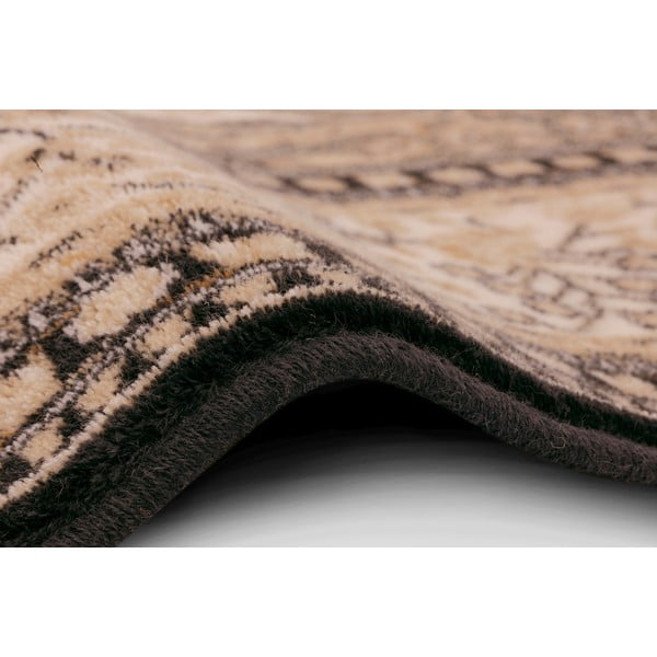 Kilimas iš vilnos šviesiai rudos spalvos 160x240 cm Charlotte – Agnella-image-2