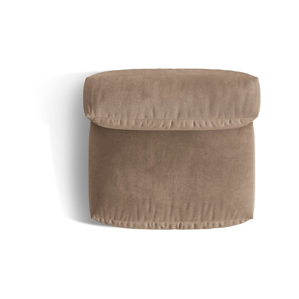 Šviesiai rudos spalvos iš velveto modulinė sofos dalis (modulinė) Martina – Micadoni -image-4