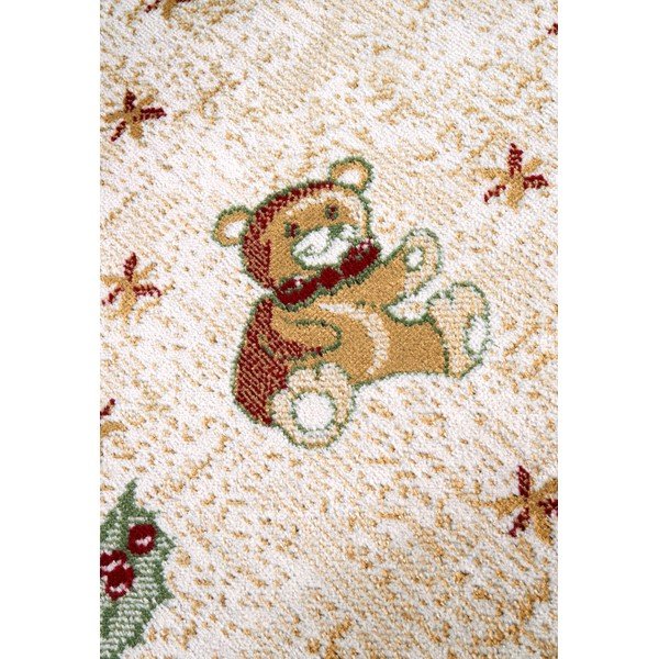 Iš medvilnės mišinio apvalios formos kilimas žalios spalvos su Kalėdų motyvu ø 160 cm Toy's Delight Green Christmas – Villeroy&Boch-image-4