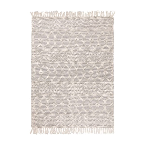 Iš vilnos kilimas šviesiai pilkos spalvos 200x290 cm Asra – Asiatic Carpets