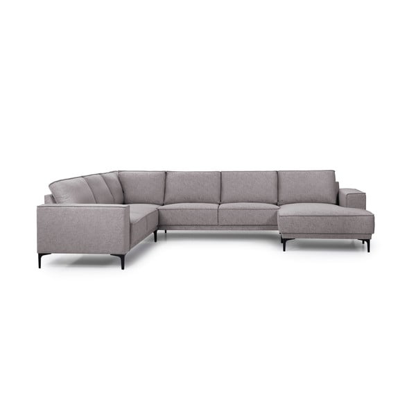 Kampinė sofa pilkos spalvos (su dešiniuoju kampu/„U“ formos) Copenhagen – Scandic