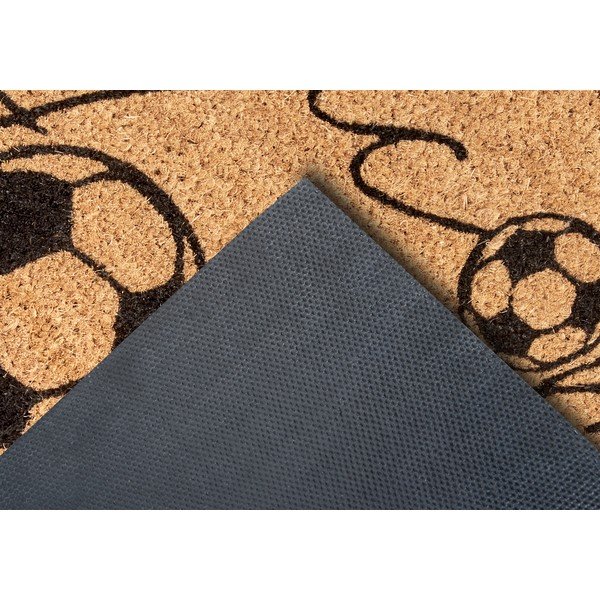 Iš kokoso pluošto grindų kilimėlis 45x75 cm Soccer – Hanse Home-image-4