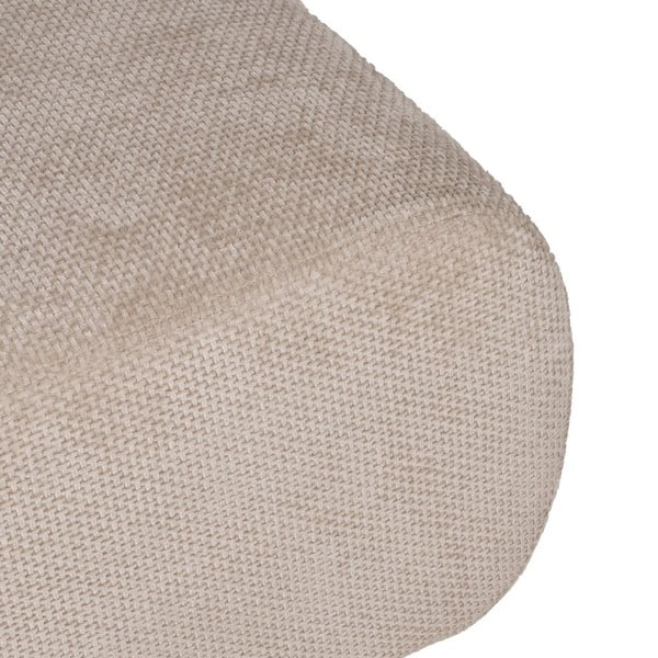 Smėlio spalvos iš šenilinio audinio taburetė Minimal – Ixia-image-2