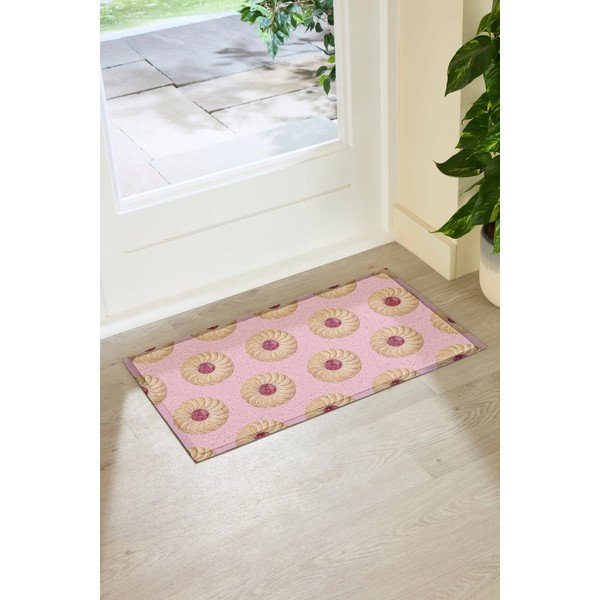 Iš perdirbto plastiko grindų kilimėlis 40x70 cm Jam Biscuit  – Artsy Doormats-image-1