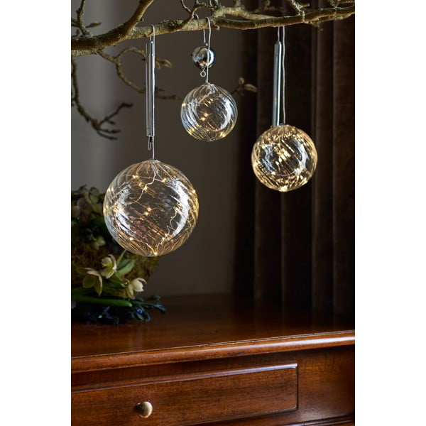 LED šviesos dekoracija Sirius Wave Ball, Ø 8 cm-image-1