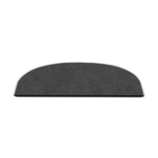 Laiptų kilimėlių rinkiniai tamsiai pilkos spalvos 16 vnt. 20x65 cm Plain Color – Vitaus