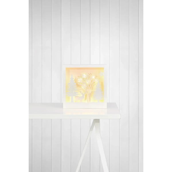 Šviečianti Kalėdų dekoracija baltos spalvos Folkabo – Markslöjd-image-1