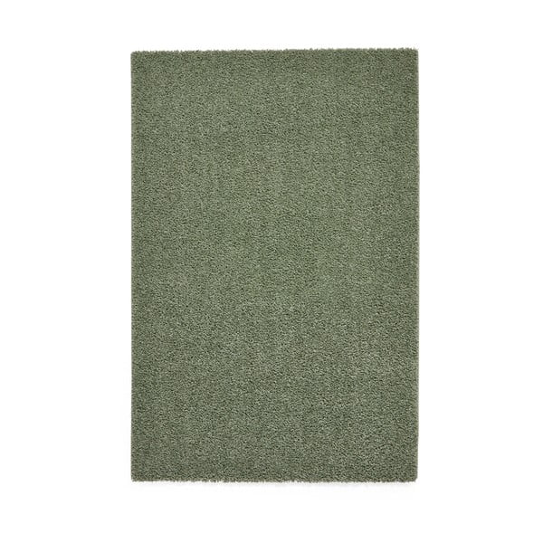 Skalbiamas iš perdirbto pluošto kilimas žalios spalvos 120x170 cm Bali – Think Rugs
