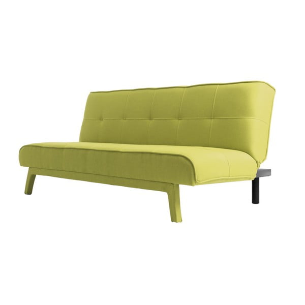 Pasirinktiniai formos režimai Geltonos spalvos dvigulė sofa lova