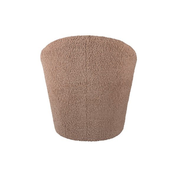 Krėslas rudos spalvos iš boucle Cuddly  – Leitmotiv-image-4