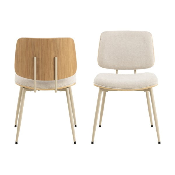 Valgomojo kėdė kreminės spalvos Owen – Actona-image-3