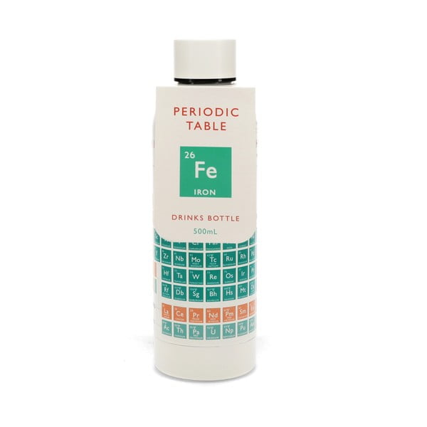 Kreminės spalvos iš nerūdijančio plieno butelis Kelioninis buteliukas 500 ml Periodic Table – Rex London-image-3