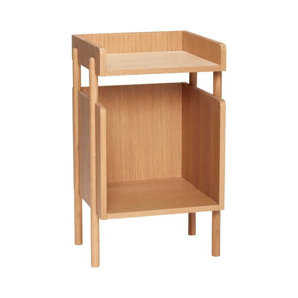 Naktinis staliukas natūralios spalvos iš ąžuolo Archive – Hübsch