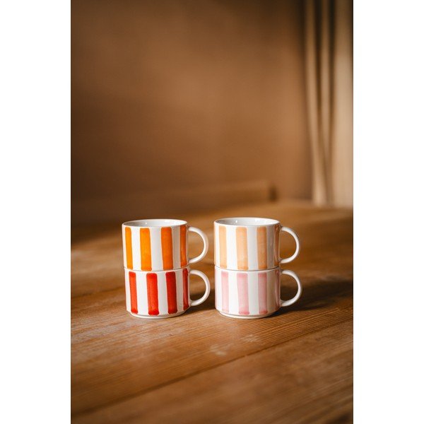 Baltos spalvos iš keramikos puodeliai 4 vnt. espreso 180 ml Franca – Leopold Vienna-image-1