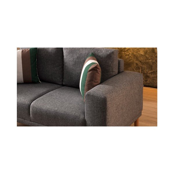 Pilka dvivietė sofa Franz-image-4