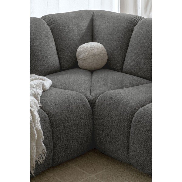 Pilkos spalvos kampinė sofa Shell – Miuform-image-3