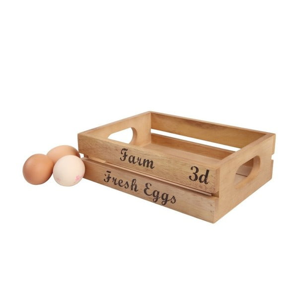 Kiaušinių laikymo dėžutė iš akacijos medienos T&G Woodware Baroque