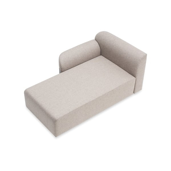 Šviesiai pilkos spalvos sofos modulis (dešiniajame kampe) iš vilnos ir lino mišinio Hugg - Gazzda-image-2