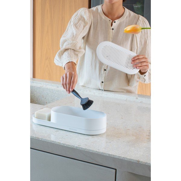 Iš plastiko stovas skalbimo reikmenims baltos spalvos SinkStyle – Brabantia-image-1