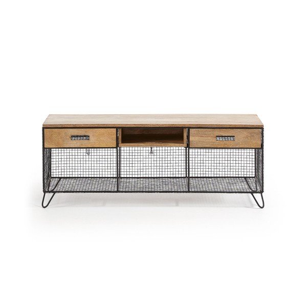 Televizoriaus spintelė iš mango medienos Kave Home Interni, 120,5 x 46 cm-image-2