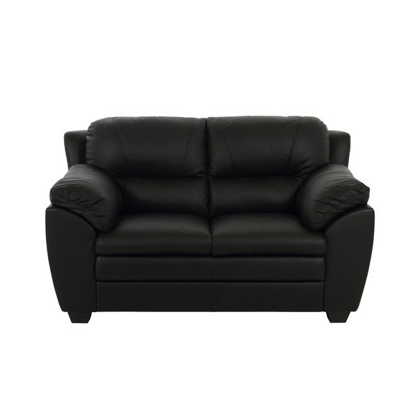 Juoda 2 vietų sofa Actona Ziva