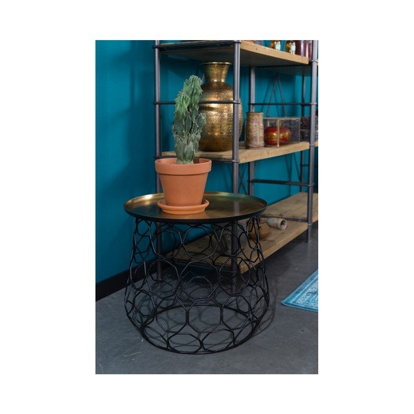 Metalinis kavos staliukas Dutchbone Moulin, ⌀ 54 cm-image-4