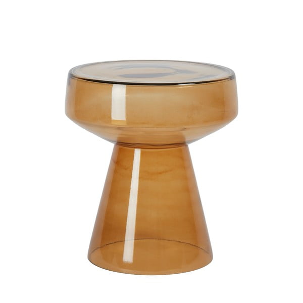 Iš stiklo apvalios formos šoninis stalas ø 37 cm Dakwa – Light & Living
