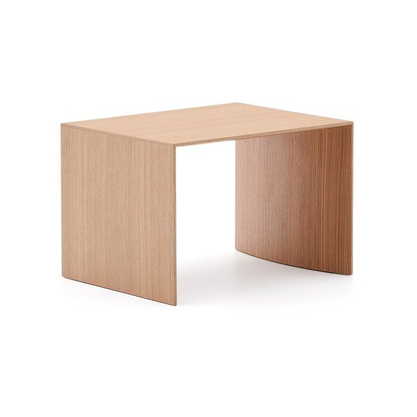 Šoninis stalas iš ąžuolo 40x55 cm Litto – Kave Home